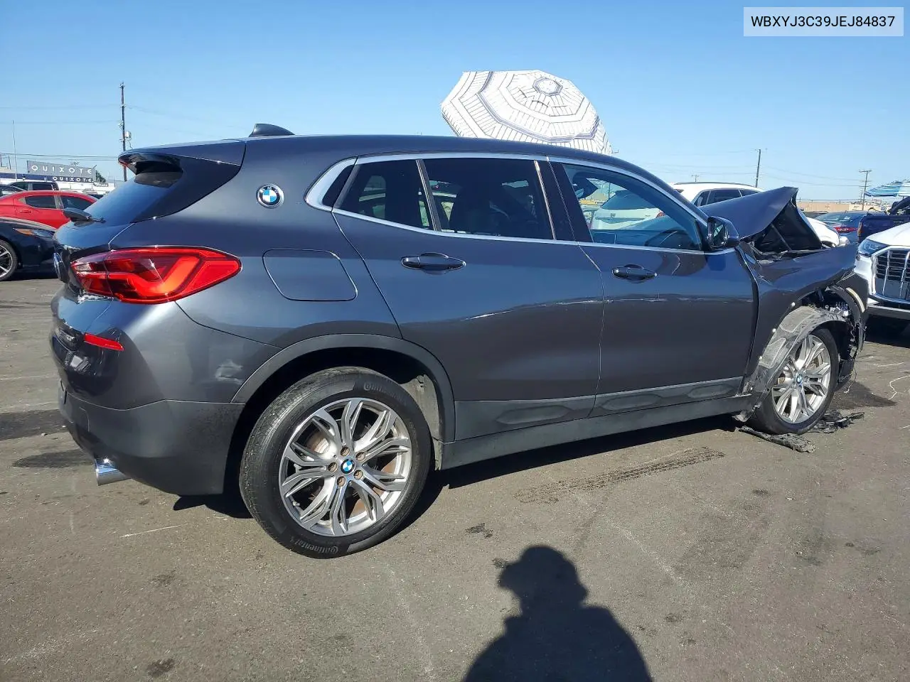 2018 BMW X2 Sdrive28I VIN: WBXYJ3C39JEJ84837 Lot: 61084746