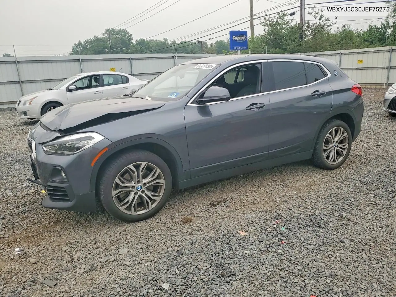 2018 BMW X2 xDrive28I VIN: WBXYJ5C30JEF75275 Lot: 61317496