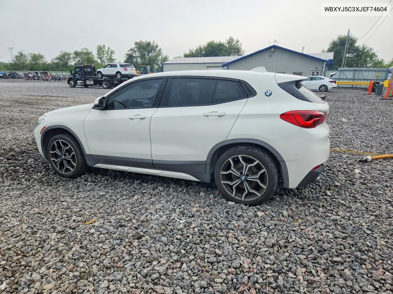 2018 BMW X2 xDrive28I VIN: WBXYJ5C3XJEF74604 Lot: 61626476