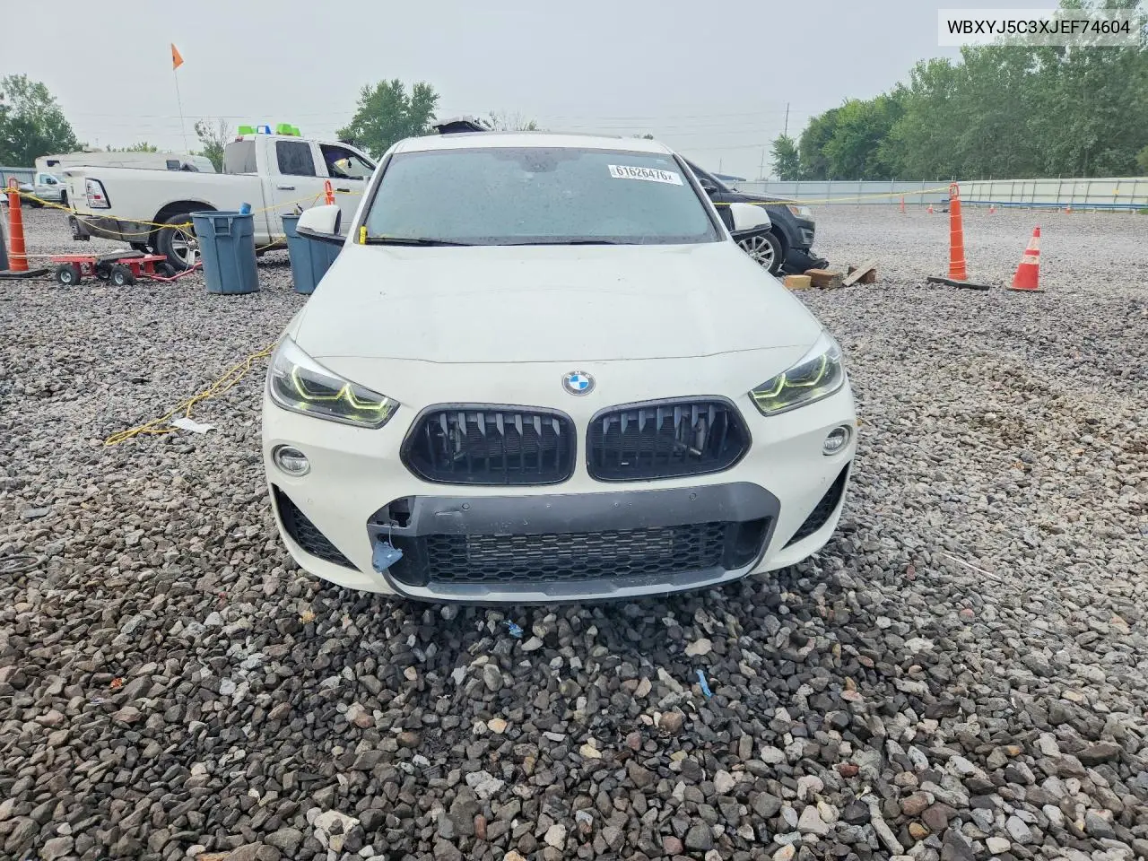2018 BMW X2 xDrive28I VIN: WBXYJ5C3XJEF74604 Lot: 61626476