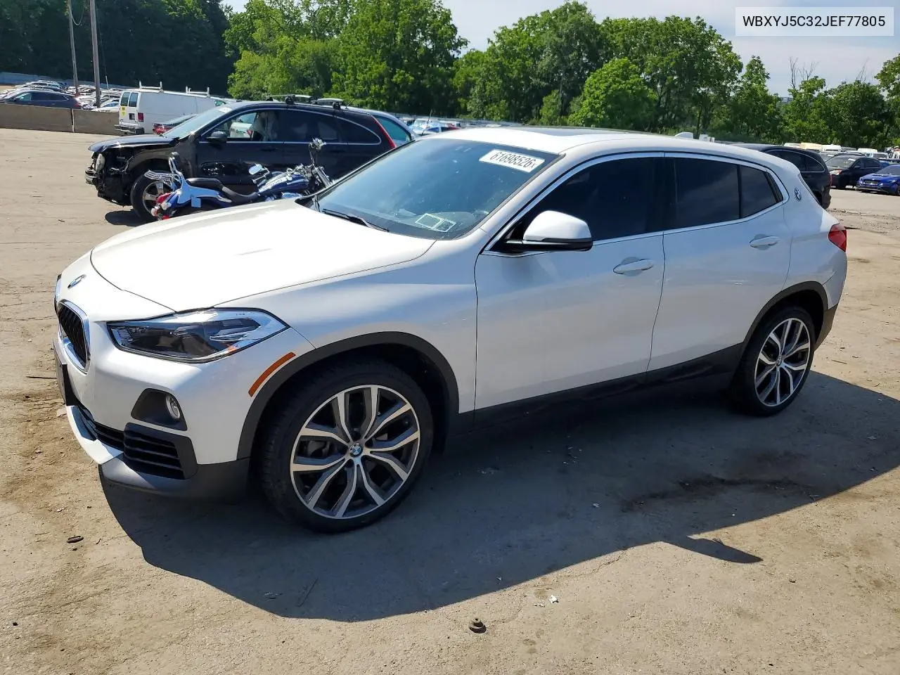 2018 BMW X2 xDrive28I VIN: WBXYJ5C32JEF77805 Lot: 61698526