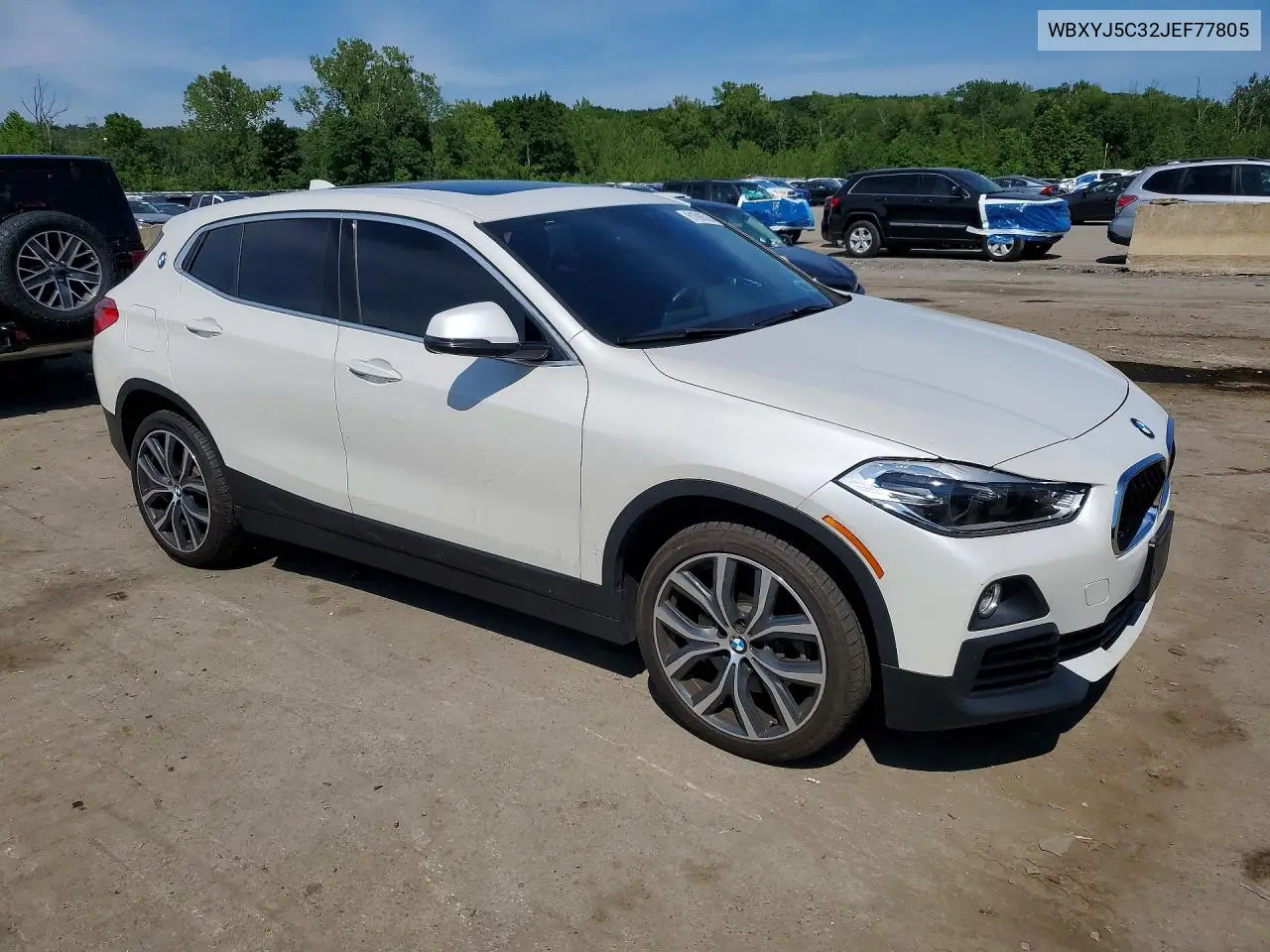2018 BMW X2 xDrive28I VIN: WBXYJ5C32JEF77805 Lot: 61698526