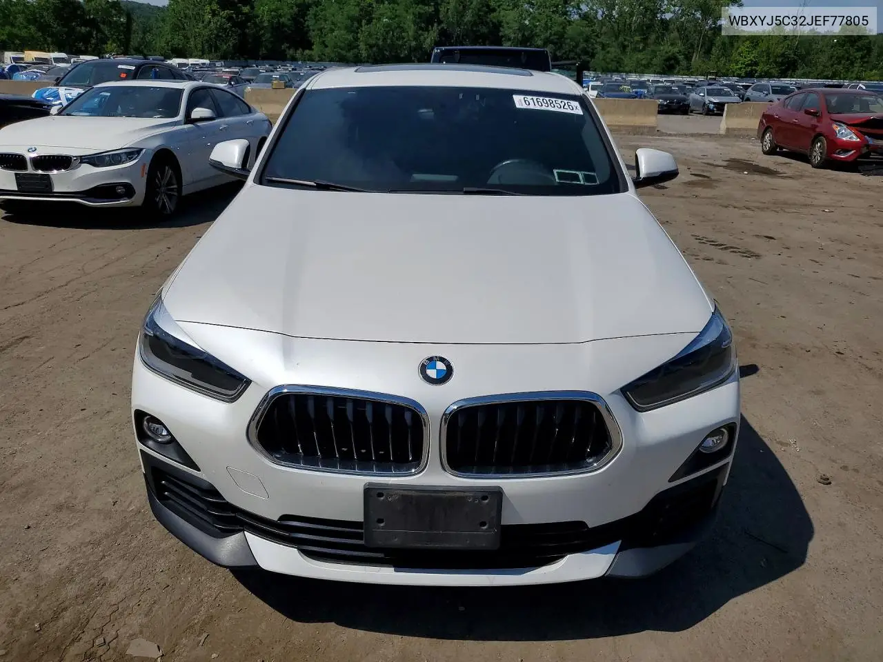 2018 BMW X2 xDrive28I VIN: WBXYJ5C32JEF77805 Lot: 61698526