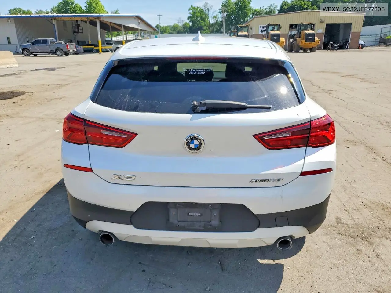 2018 BMW X2 xDrive28I VIN: WBXYJ5C32JEF77805 Lot: 61698526
