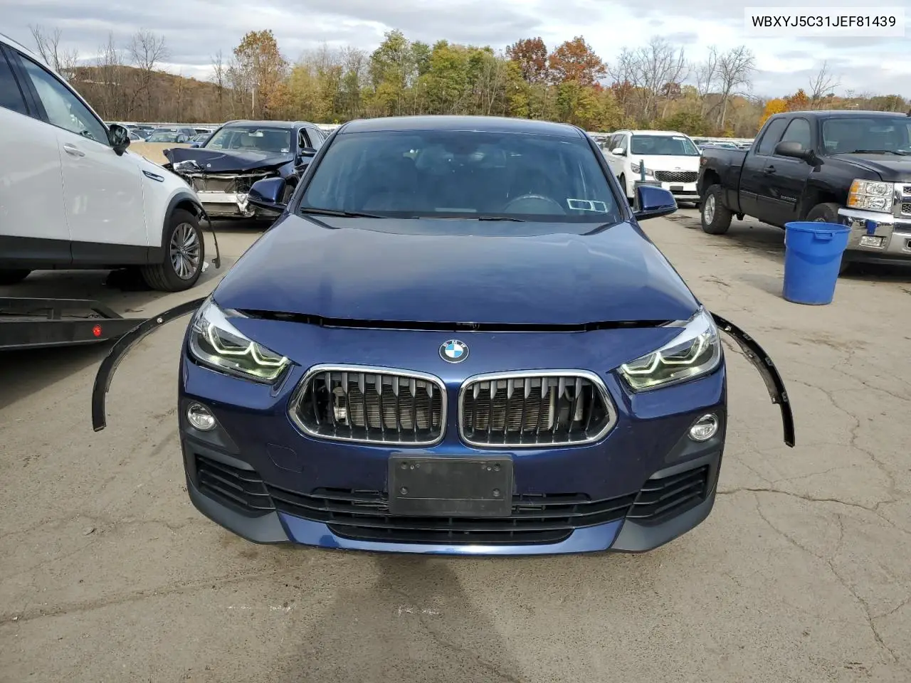 2018 BMW X2 xDrive28I VIN: WBXYJ5C31JEF81439 Lot: 89831925