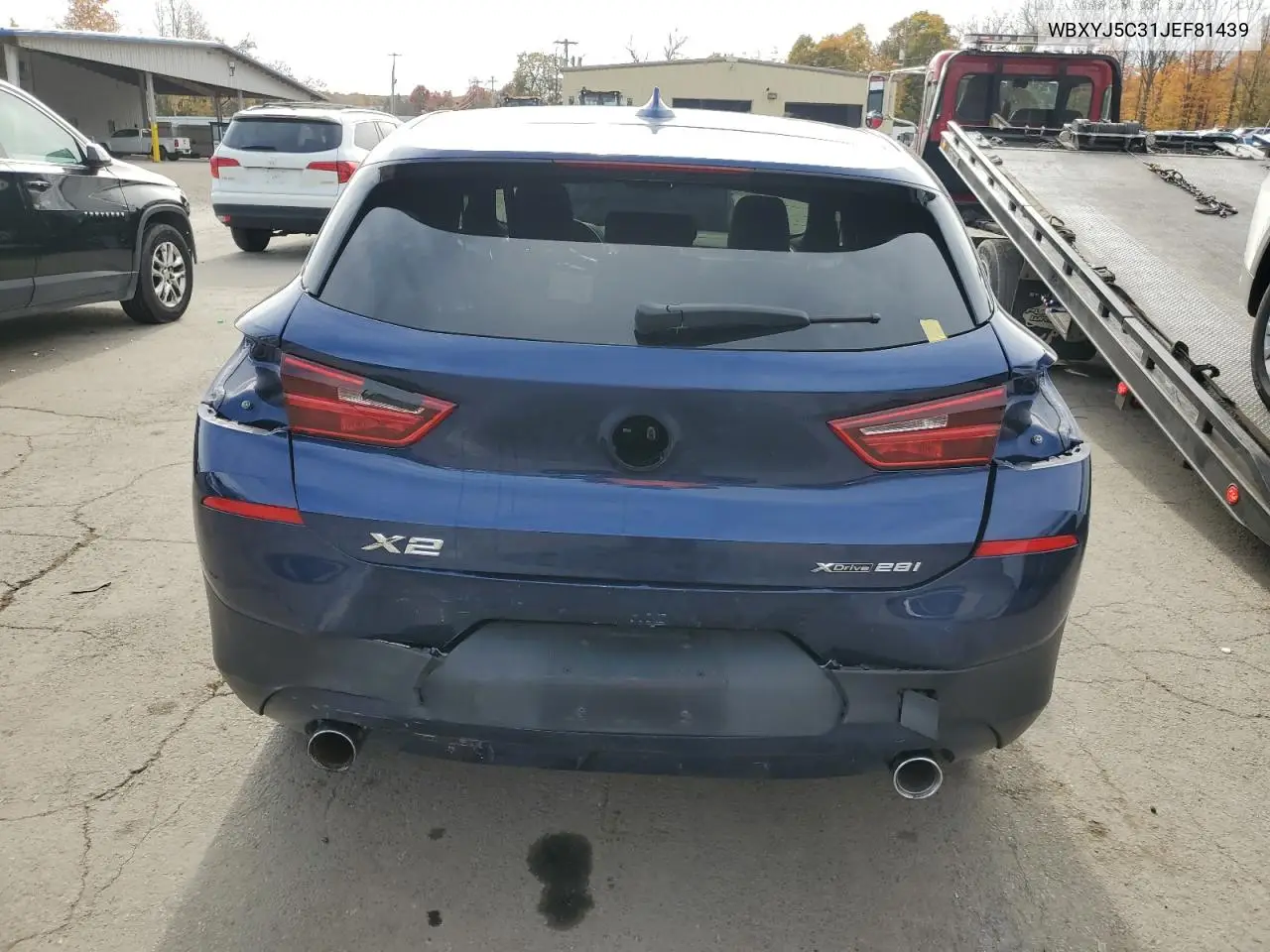 2018 BMW X2 xDrive28I VIN: WBXYJ5C31JEF81439 Lot: 89831925