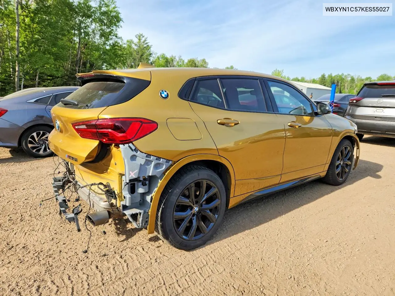 2019 BMW X2 M35I VIN: WBXYN1C57KES55027 Lot: 55869686