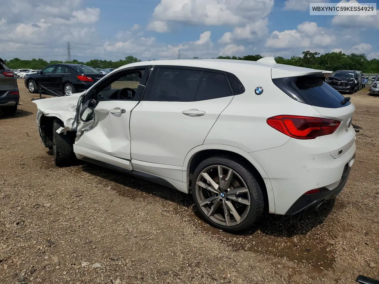 2019 BMW X2 M35I VIN: WBXYN1C59KES54929 Lot: 56512136