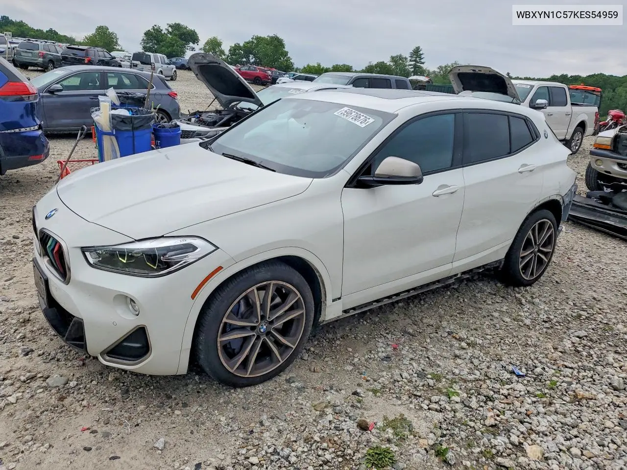 2019 BMW X2 M35I VIN: WBXYN1C57KES54959 Lot: 59678676