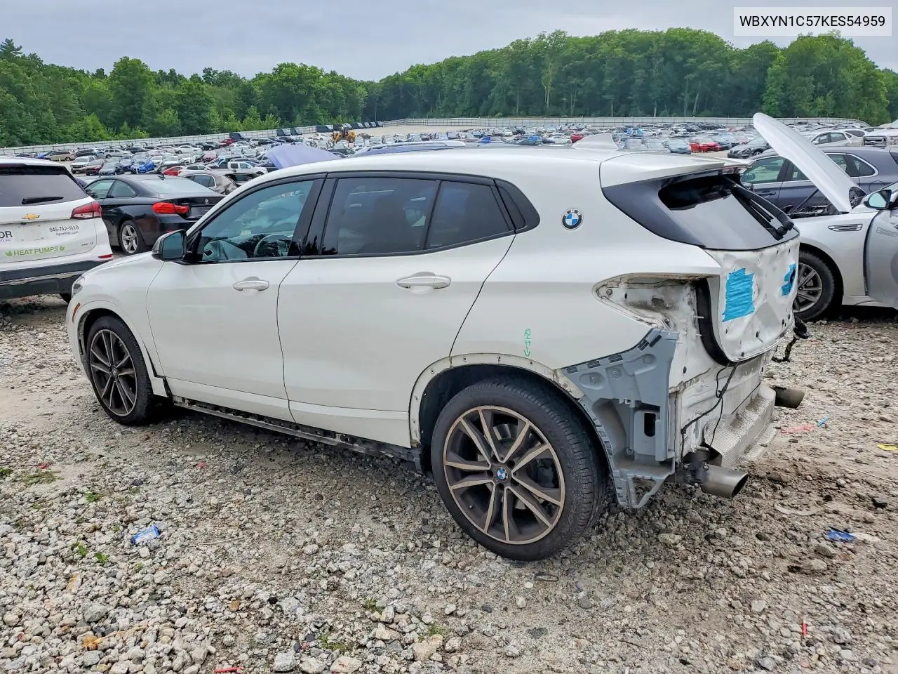 2019 BMW X2 M35I VIN: WBXYN1C57KES54959 Lot: 59678676