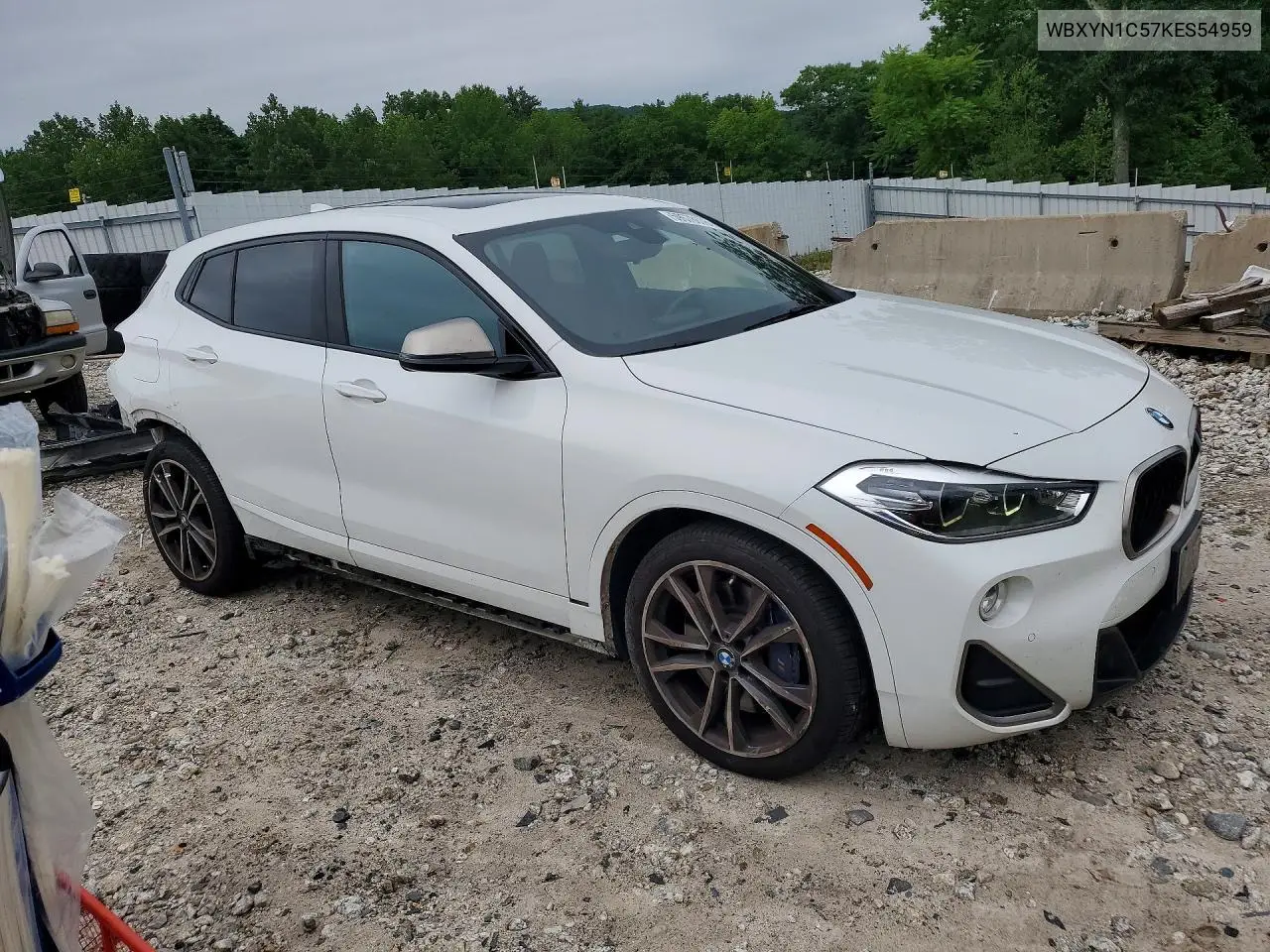 2019 BMW X2 M35I VIN: WBXYN1C57KES54959 Lot: 59678676