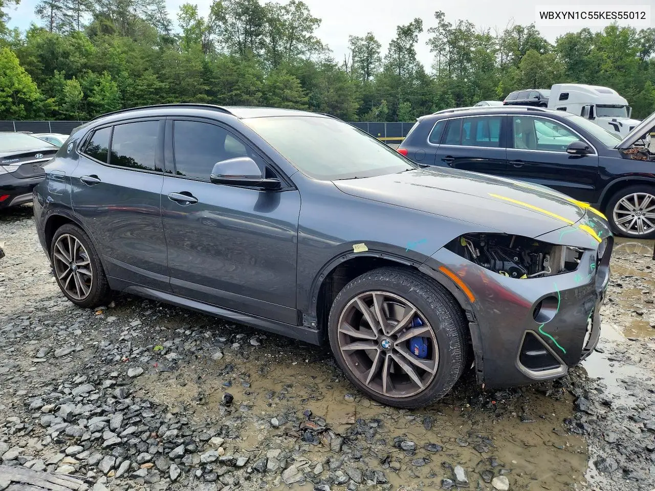 2019 BMW X2 M35I VIN: WBXYN1C55KES55012 Lot: 60670696