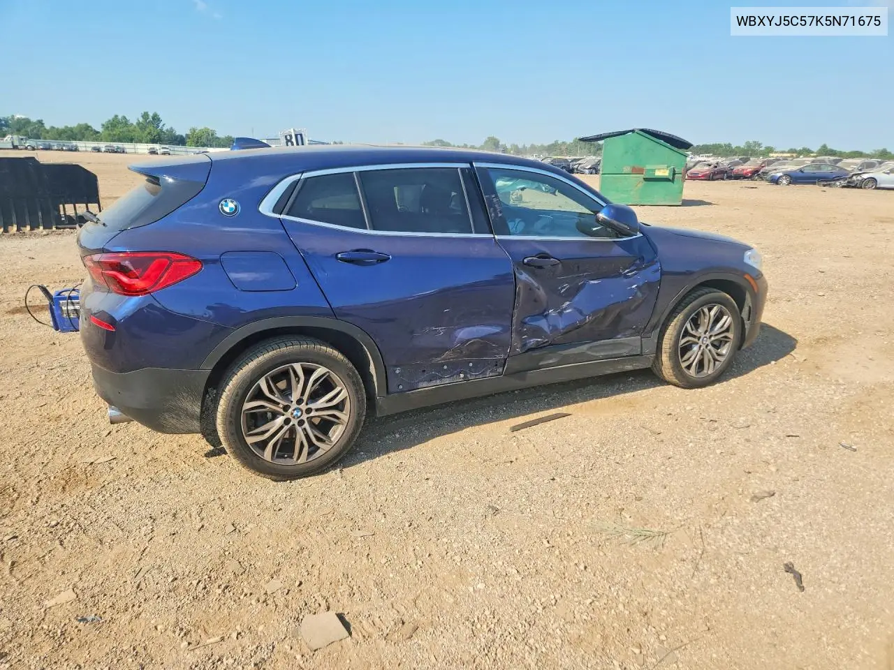 2019 BMW X2 xDrive28I VIN: WBXYJ5C57K5N71675 Lot: 61156356