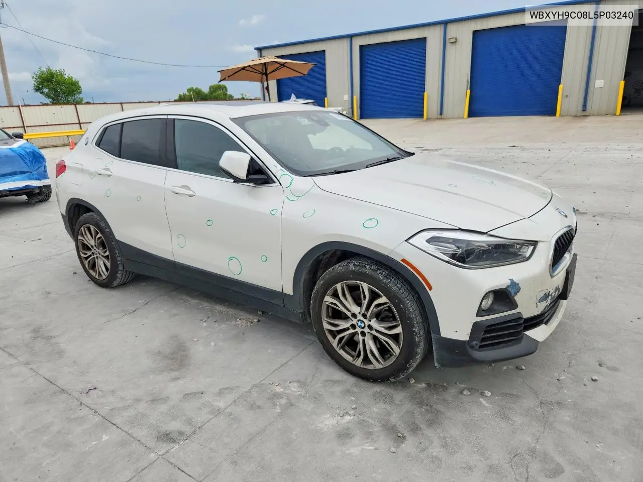2020 BMW X2 Sdrive28I VIN: WBXYH9C08L5P03240 Lot: 54803646