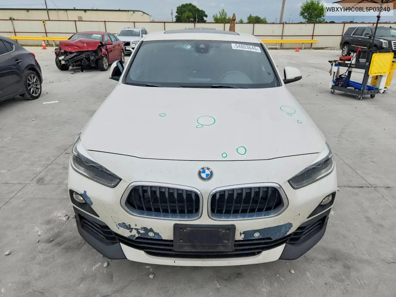 2020 BMW X2 Sdrive28I VIN: WBXYH9C08L5P03240 Lot: 54803646