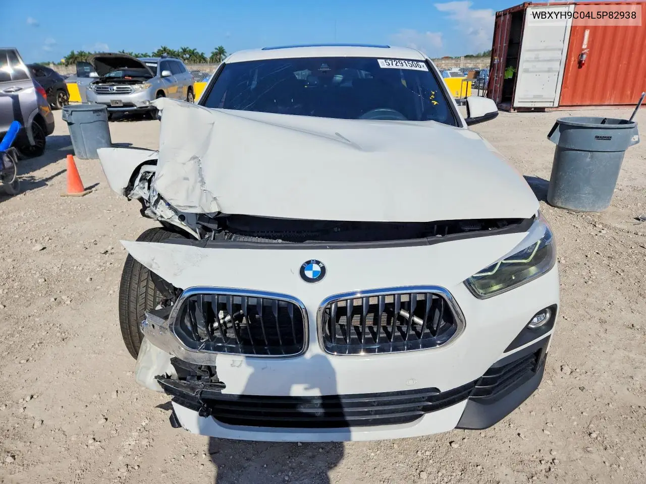 2020 BMW X2 Sdrive28I VIN: WBXYH9C04L5P82938 Lot: 57291506