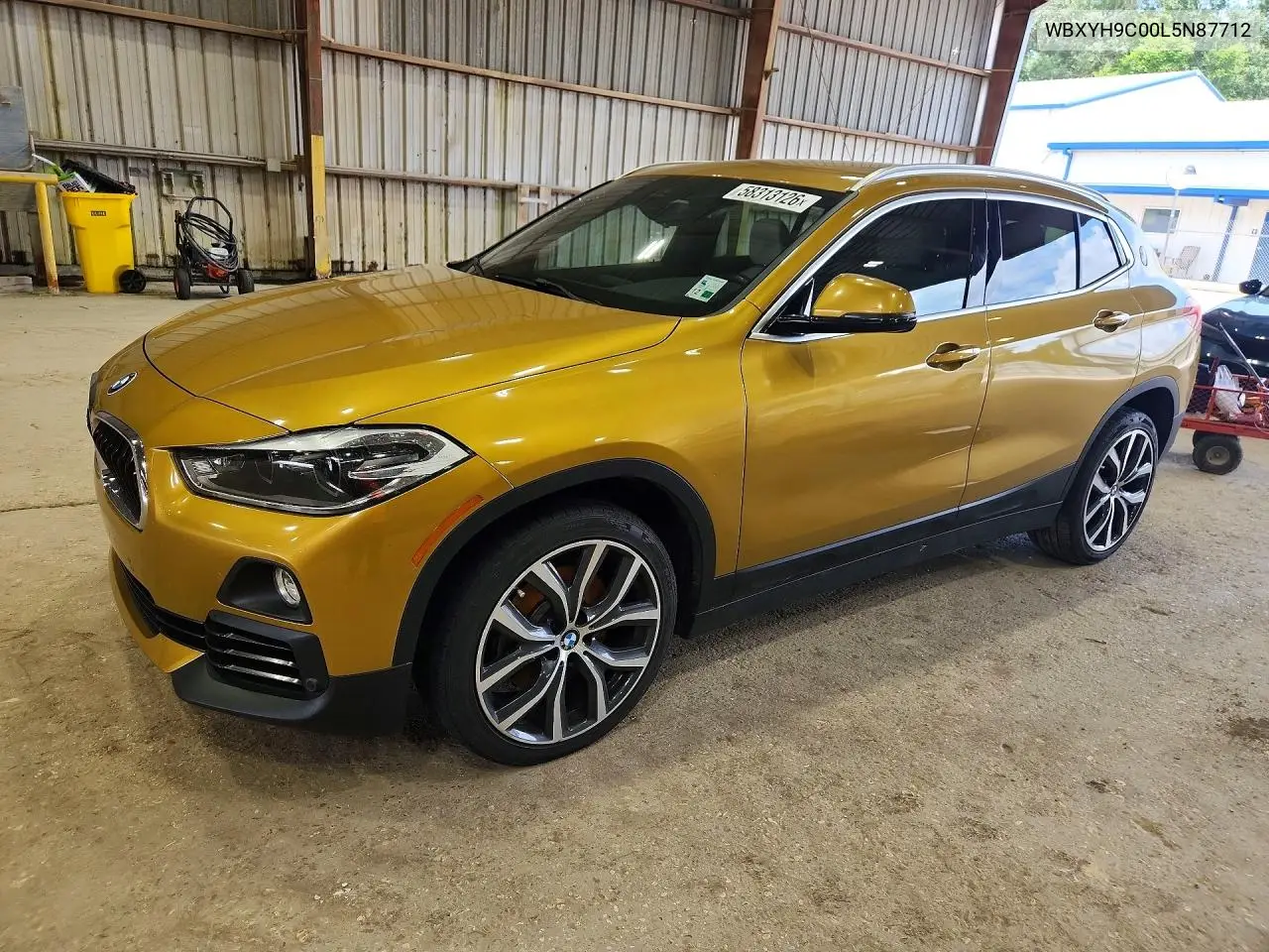 2020 BMW X2 Sdrive28I VIN: WBXYH9C00L5N87712 Lot: 58313126