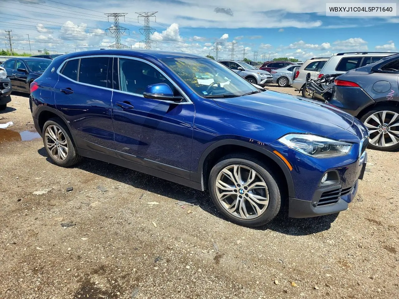 2020 BMW X2 xDrive28I VIN: WBXYJ1C04L5P71640 Lot: 58442356