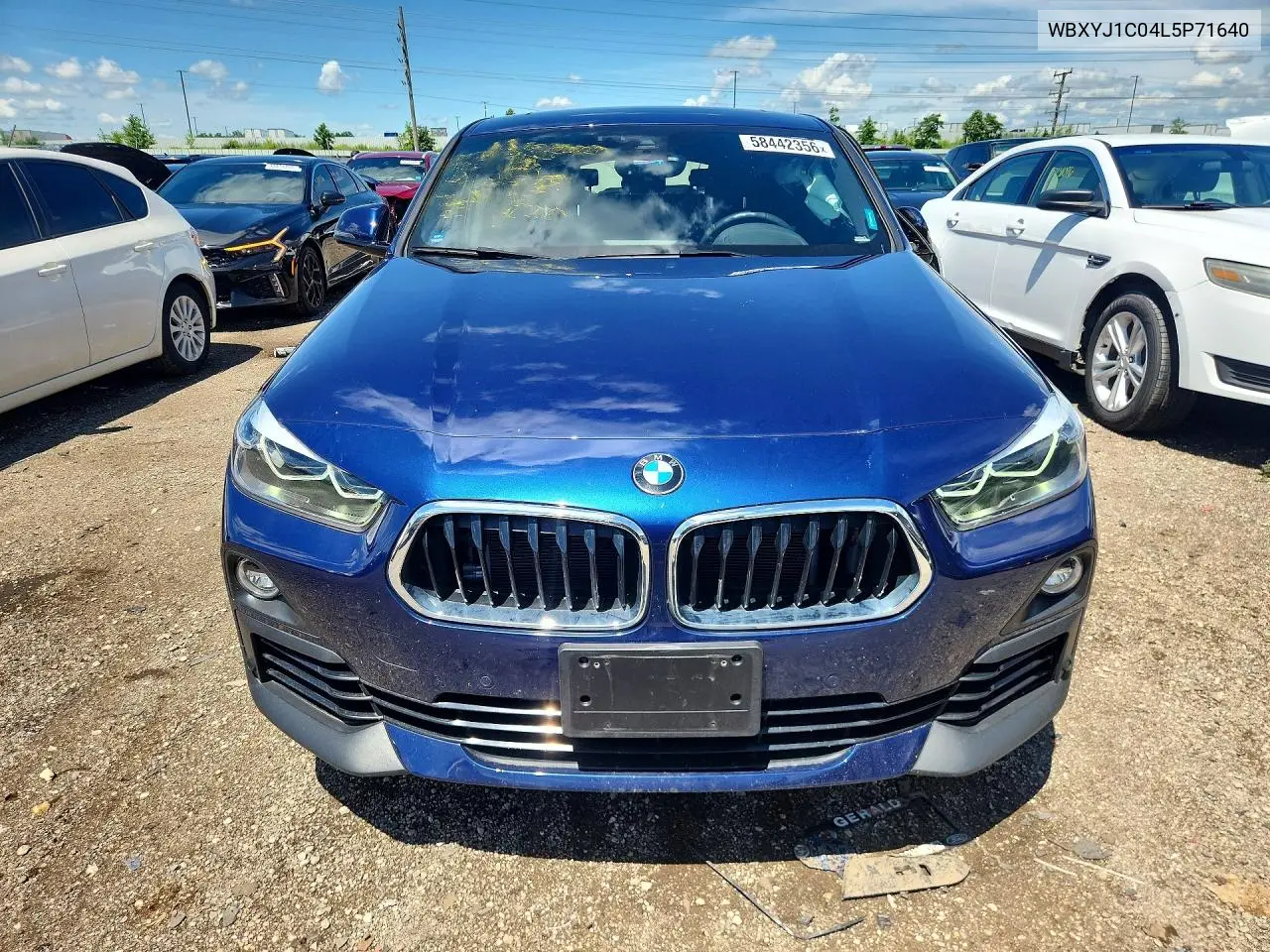 2020 BMW X2 xDrive28I VIN: WBXYJ1C04L5P71640 Lot: 58442356