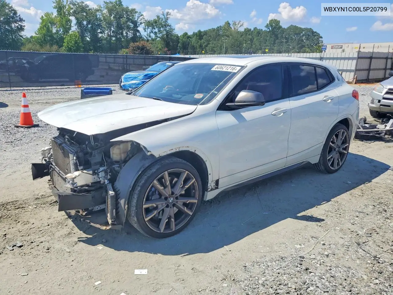 2020 BMW X2 M35I VIN: WBXYN1C00L5P20799 Lot: 60621216