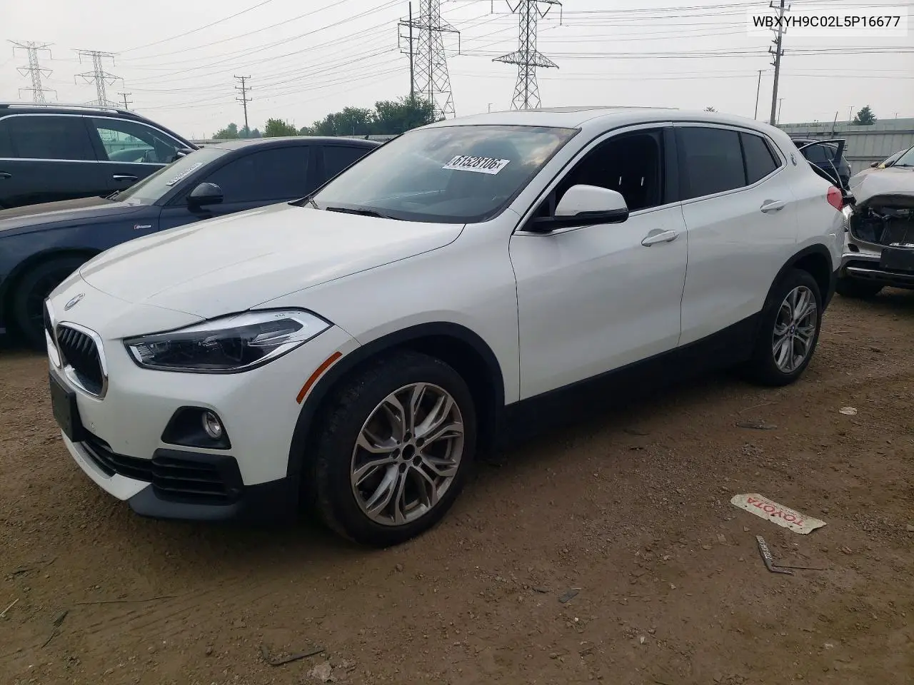 2020 BMW X2 Sdrive28I VIN: WBXYH9C02L5P16677 Lot: 61528106