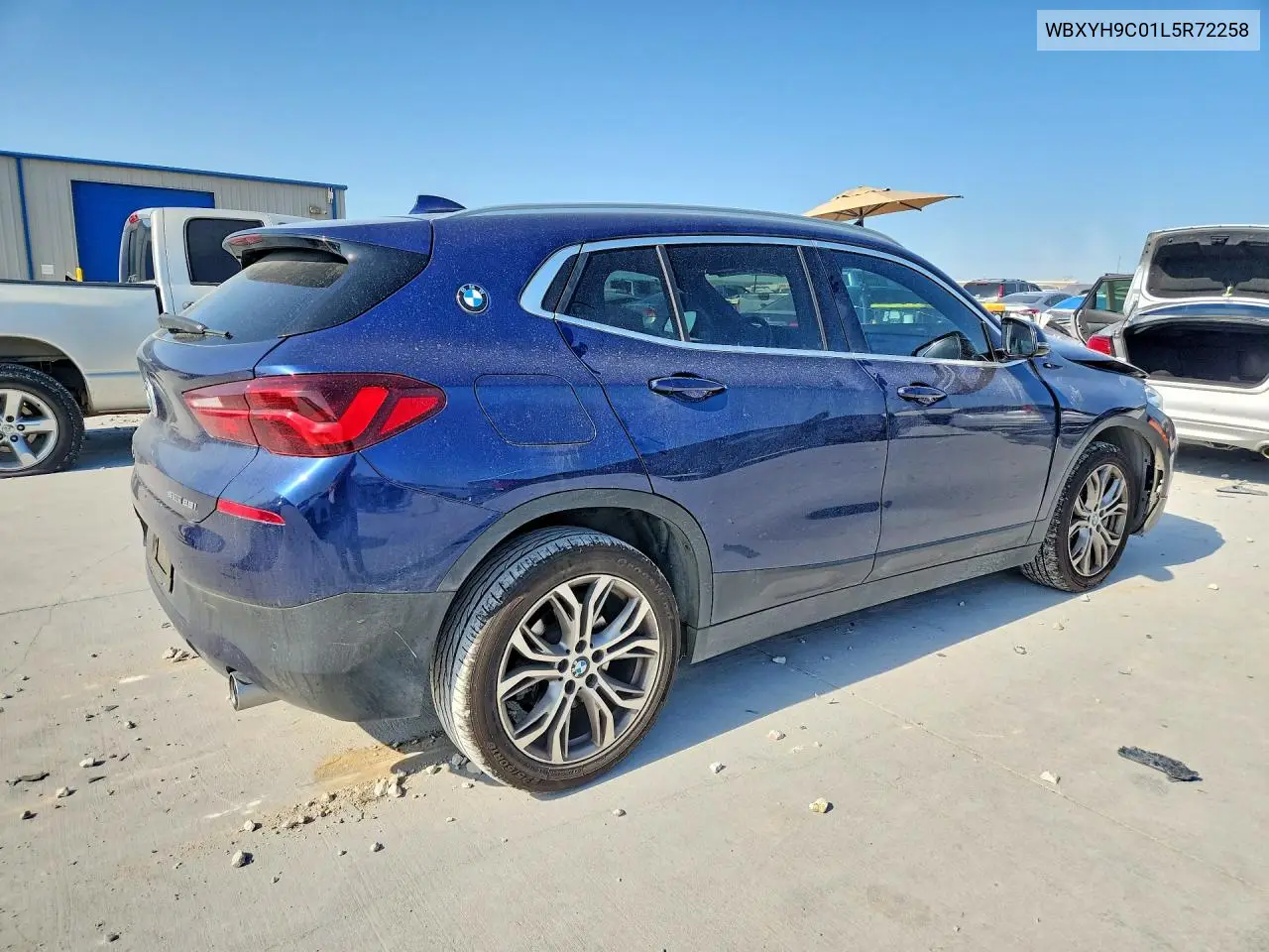 2020 BMW X2 Sdrive28I VIN: WBXYH9C01L5R72258 Lot: 62100536
