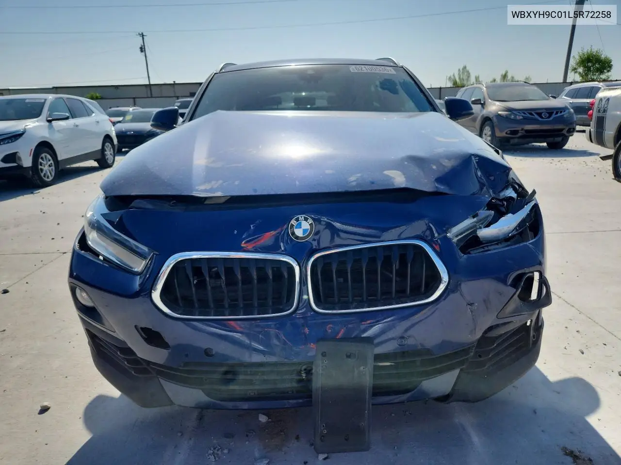 2020 BMW X2 Sdrive28I VIN: WBXYH9C01L5R72258 Lot: 62100536