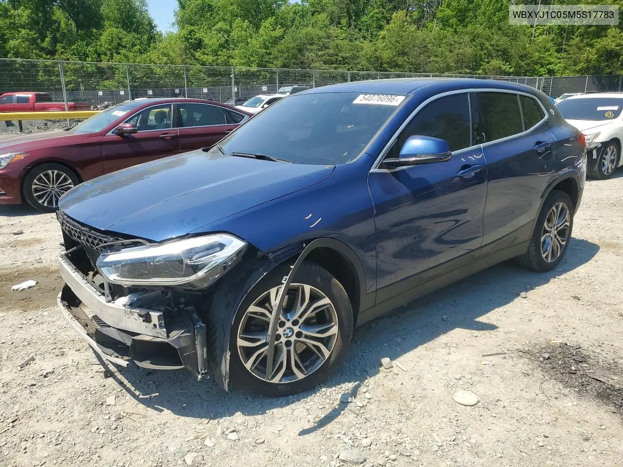 2021 BMW X2 xDrive28I VIN: WBXYJ1C05M5S17783 Lot: 54076096