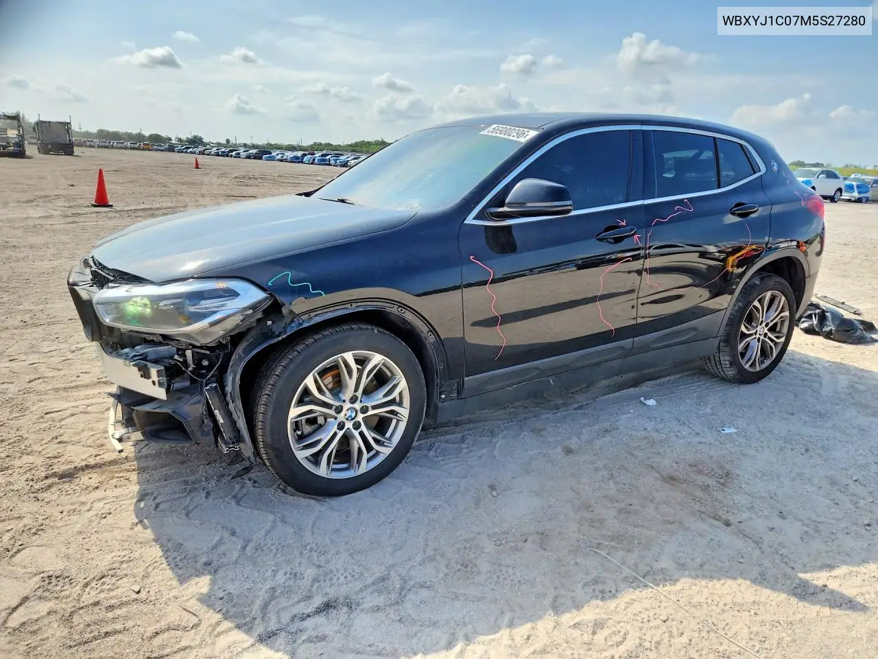2021 BMW X2 xDrive28I VIN: WBXYJ1C07M5S27280 Lot: 56980296