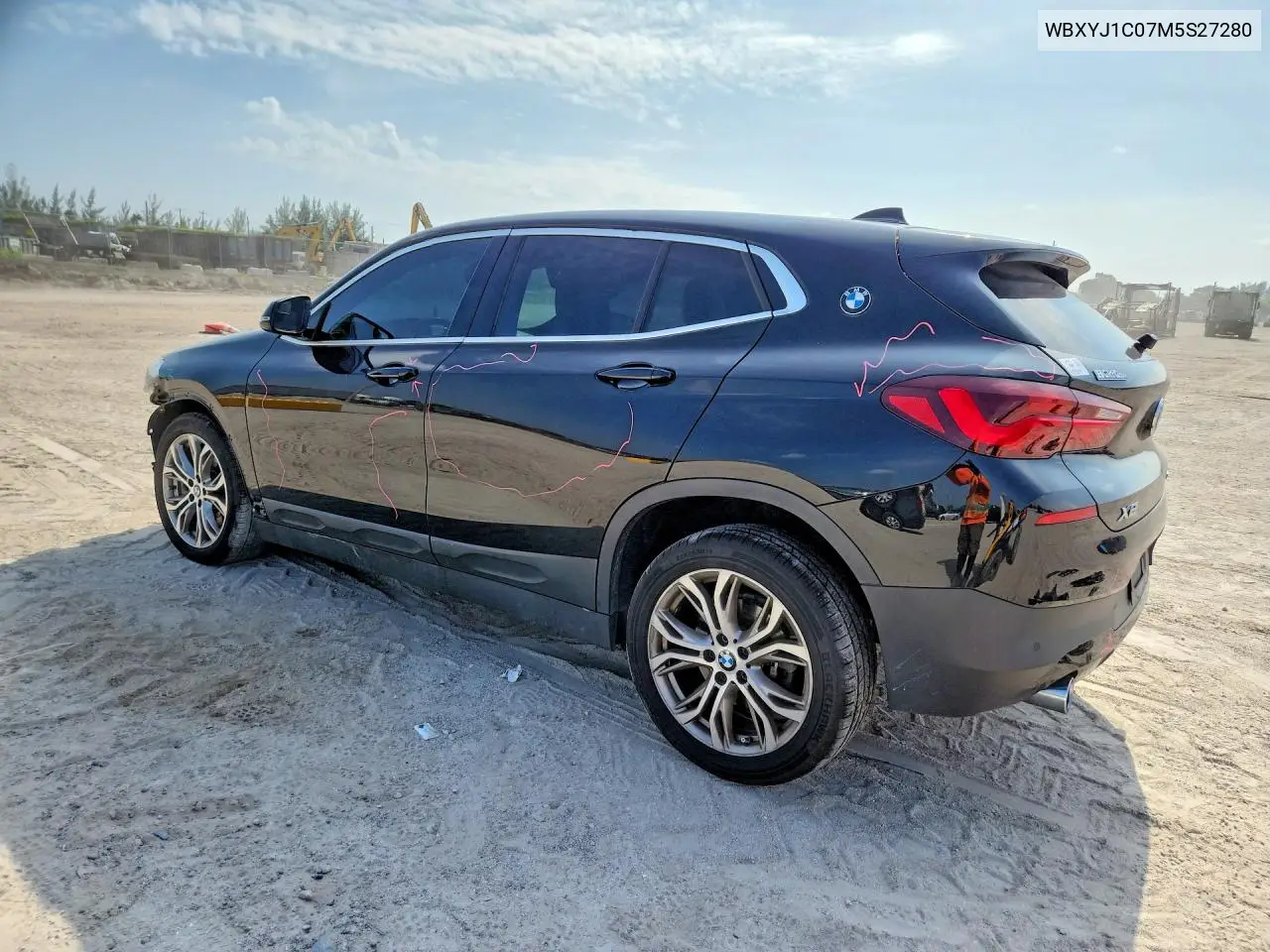 2021 BMW X2 xDrive28I VIN: WBXYJ1C07M5S27280 Lot: 56980296