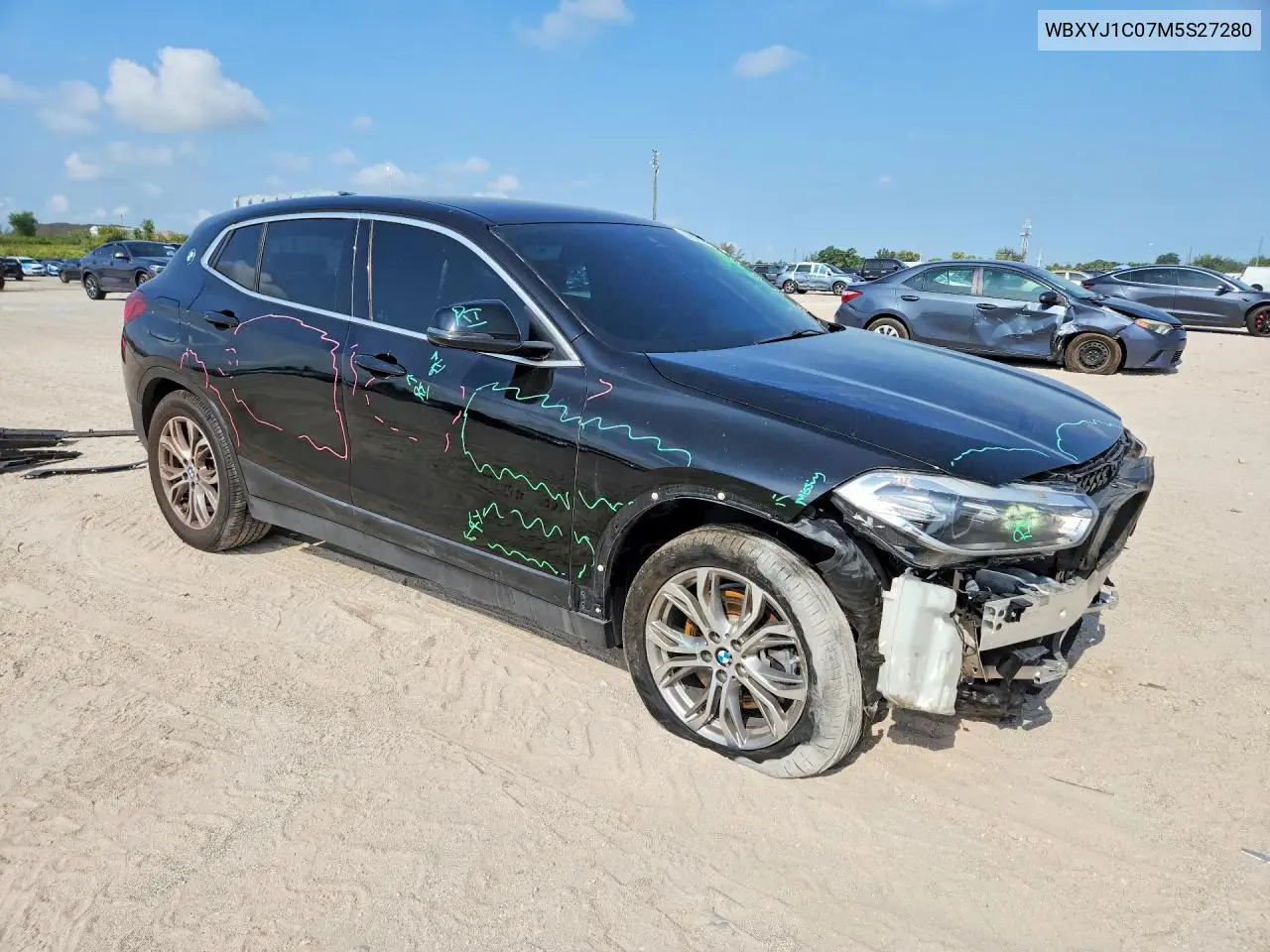 2021 BMW X2 xDrive28I VIN: WBXYJ1C07M5S27280 Lot: 56980296