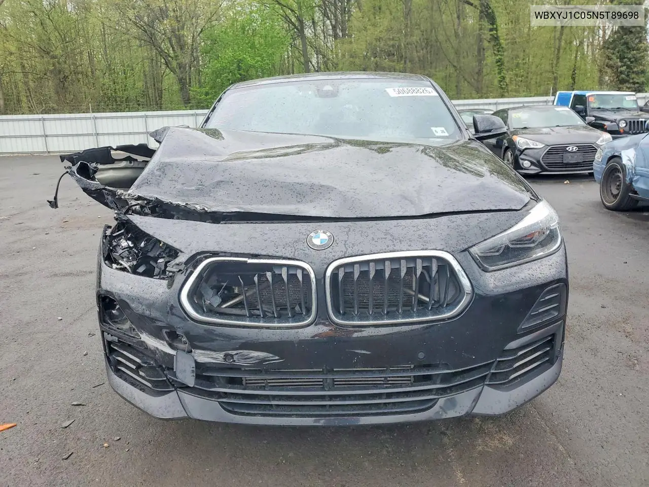 2022 BMW X2 xDrive28I VIN: WBXYJ1C05N5T89698 Lot: 50688826