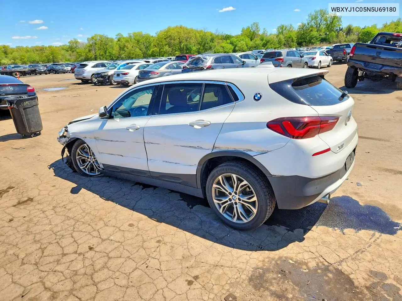 2022 BMW X2 xDrive28I VIN: WBXYJ1C05N5U69180 Lot: 53345726