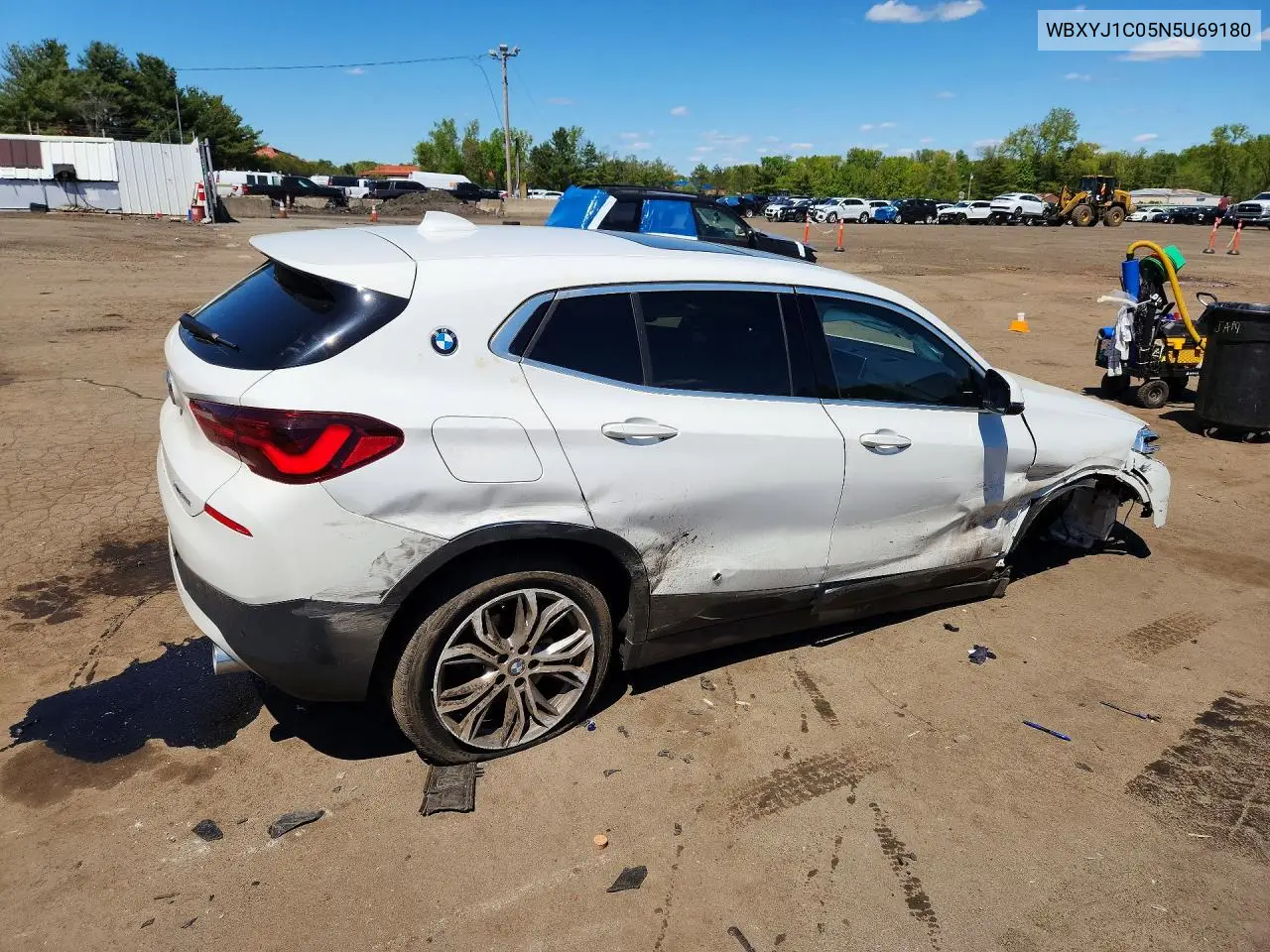 2022 BMW X2 xDrive28I VIN: WBXYJ1C05N5U69180 Lot: 53345726