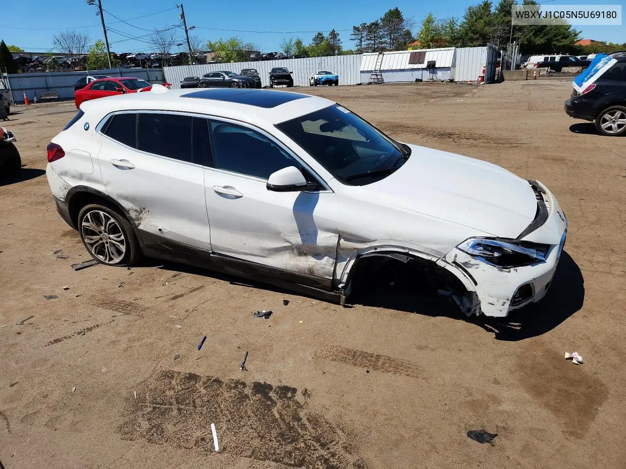 2022 BMW X2 xDrive28I VIN: WBXYJ1C05N5U69180 Lot: 53345726
