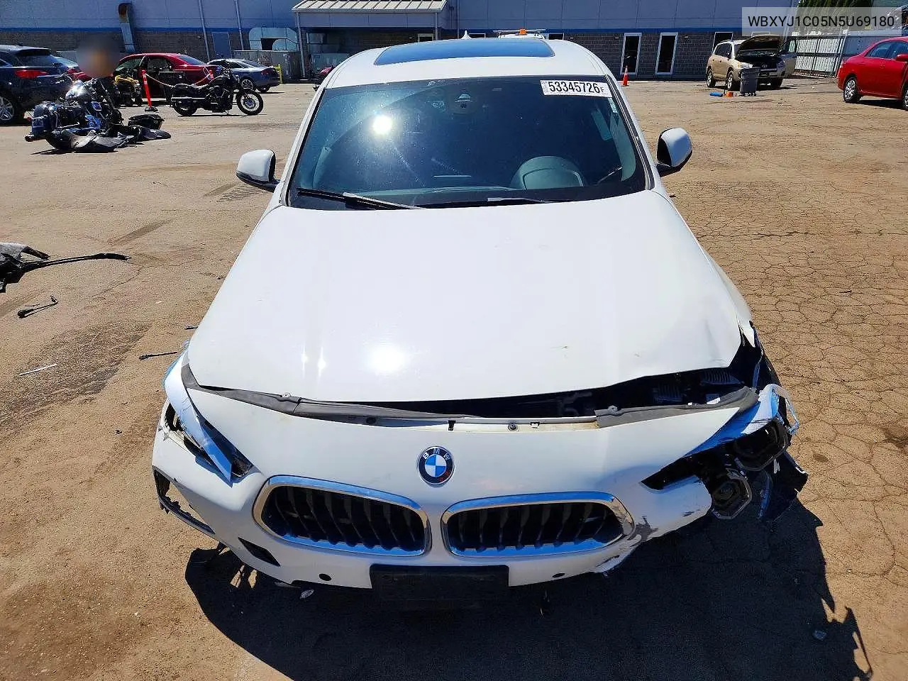 2022 BMW X2 xDrive28I VIN: WBXYJ1C05N5U69180 Lot: 53345726