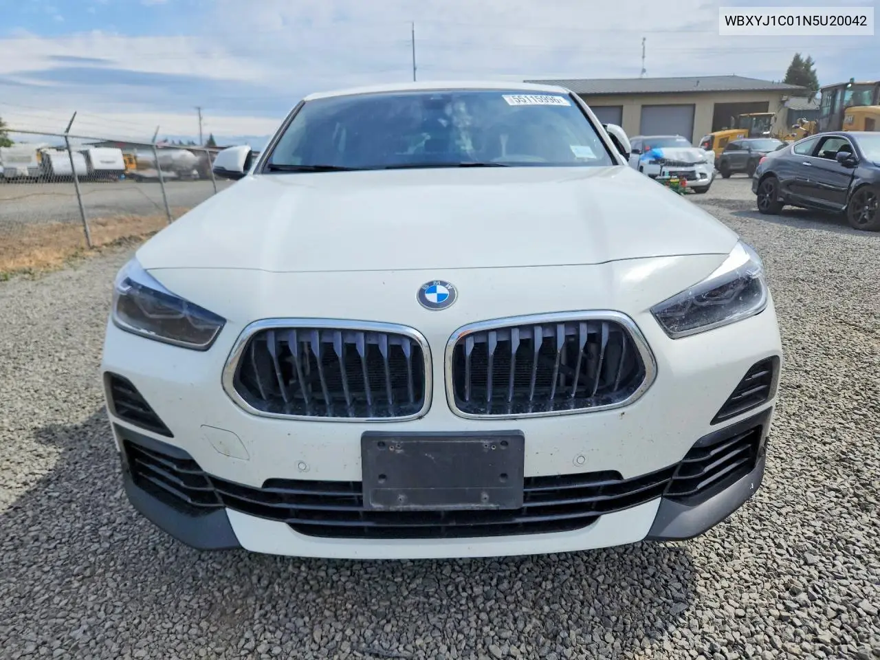 2022 BMW X2 xDrive28I VIN: WBXYJ1C01N5U20042 Lot: 55115996