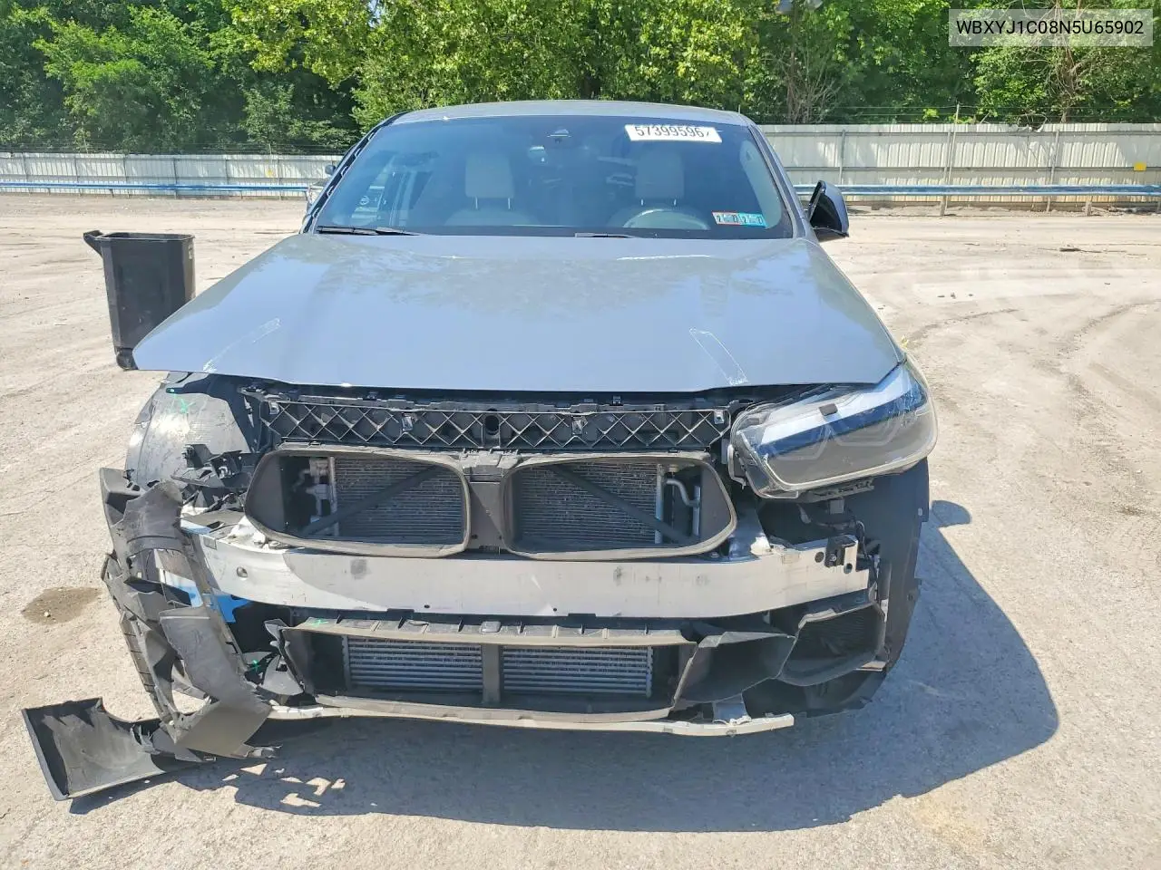 2022 BMW X2 xDrive28I VIN: WBXYJ1C08N5U65902 Lot: 57399596