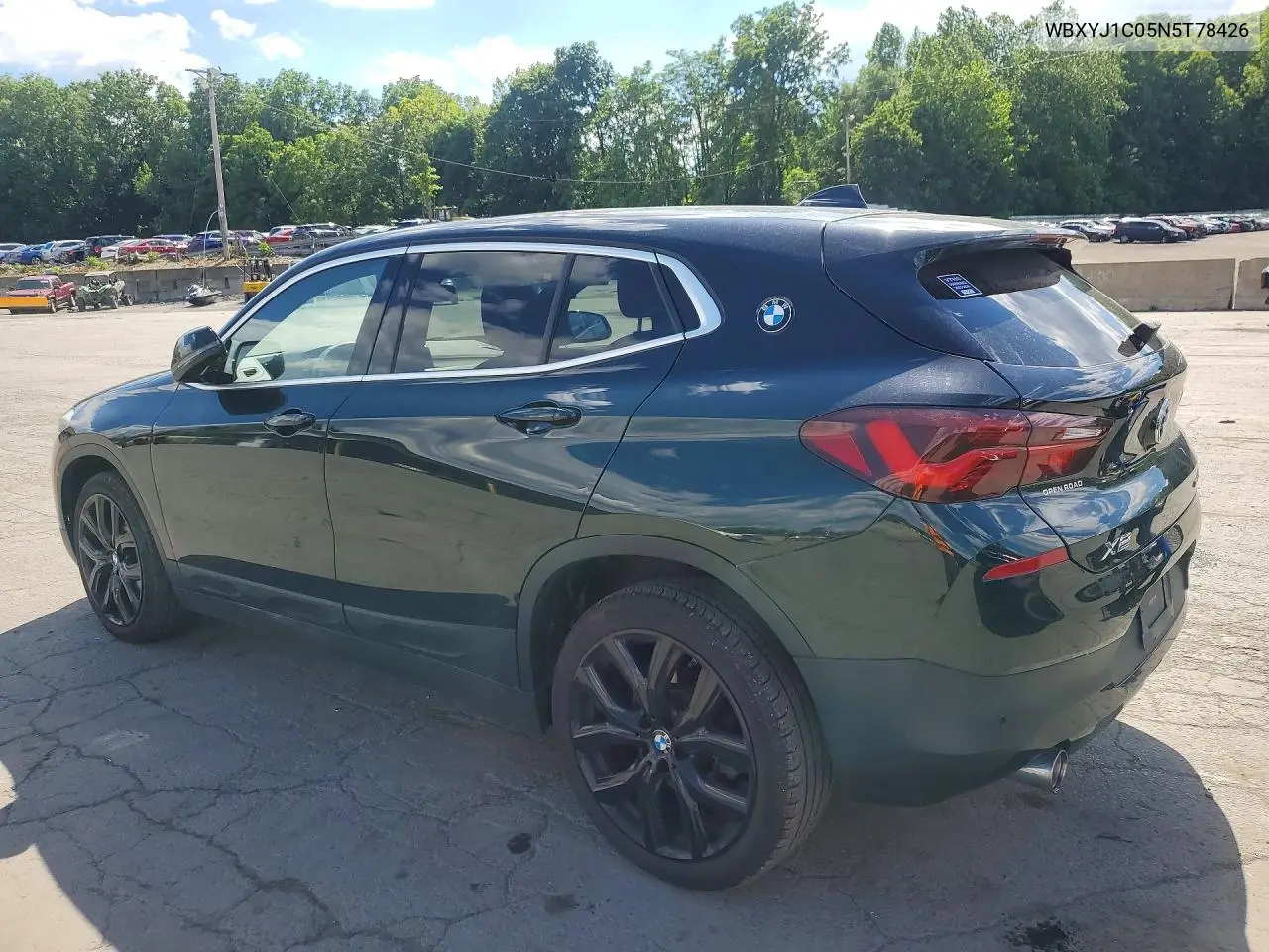 2022 BMW X2 xDrive28I VIN: WBXYJ1C05N5T78426 Lot: 57820006