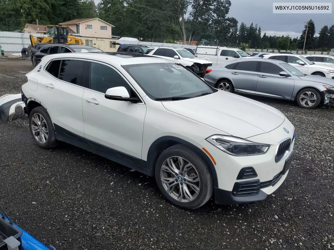 2022 BMW X2 xDrive28I VIN: WBXYJ1C05N5U16592 Lot: 59405056