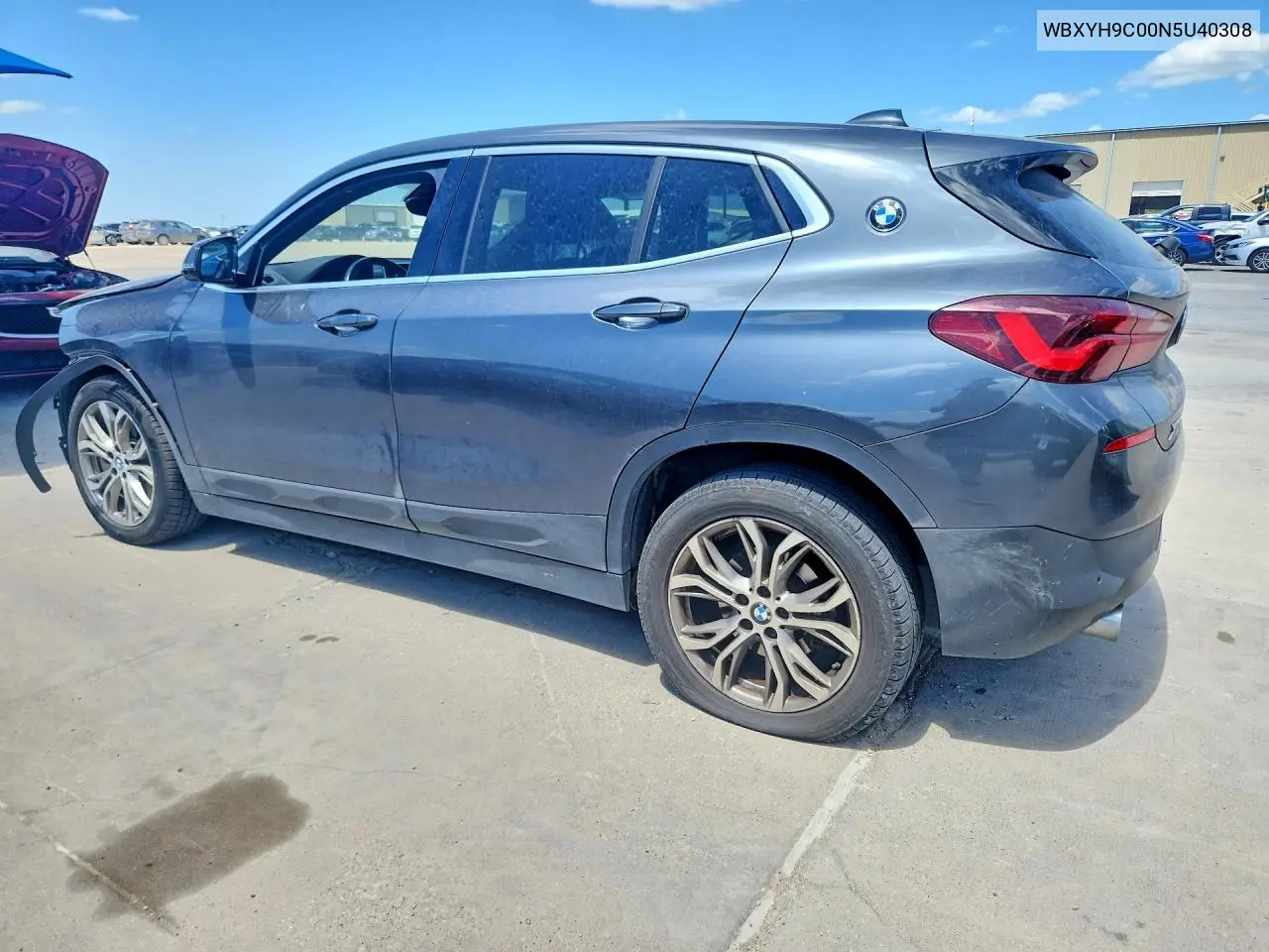 2022 BMW X2 Sdrive28I VIN: WBXYH9C00N5U40308 Lot: 60152656