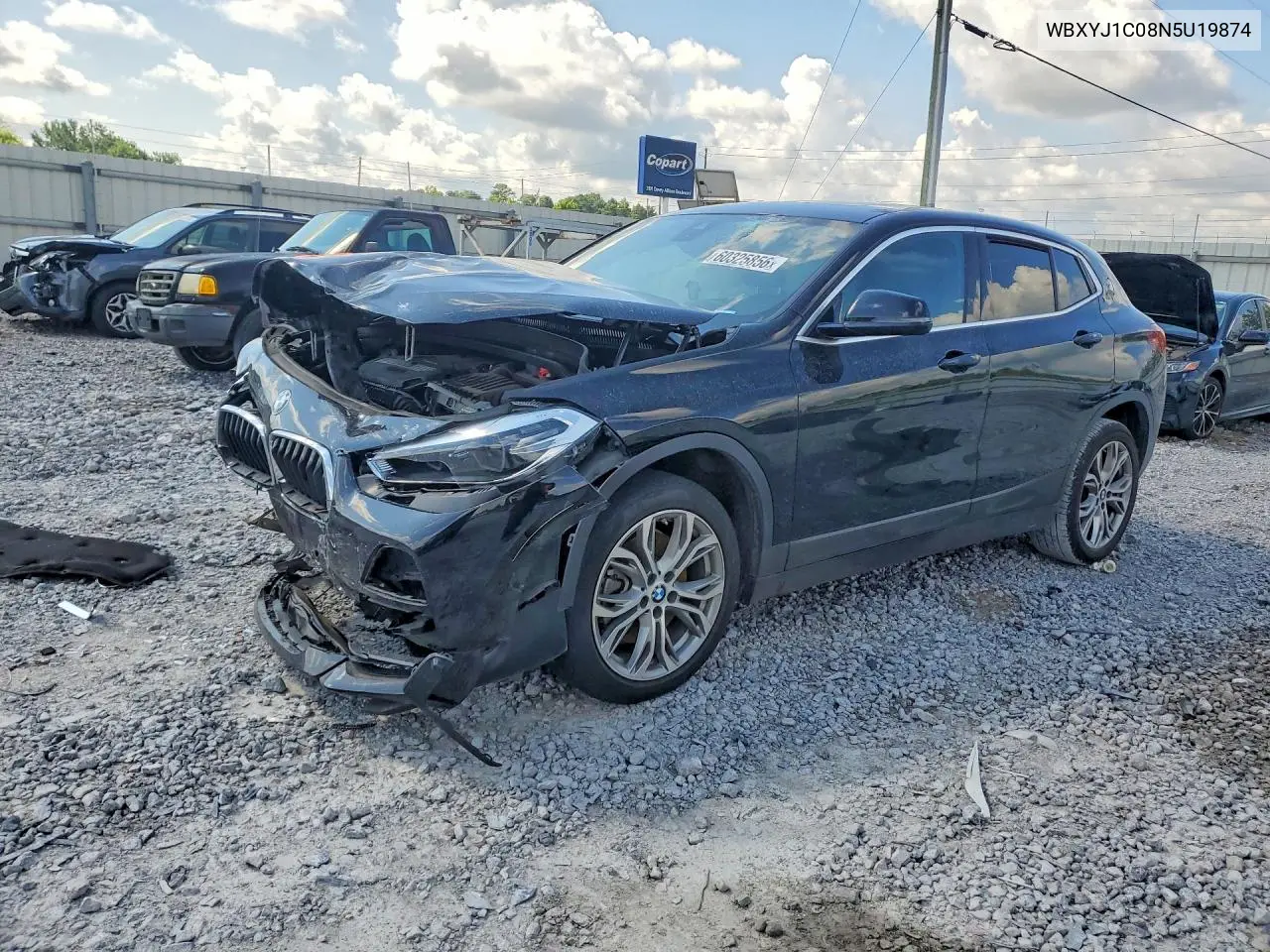2022 BMW X2 xDrive28I VIN: WBXYJ1C08N5U19874 Lot: 60325856