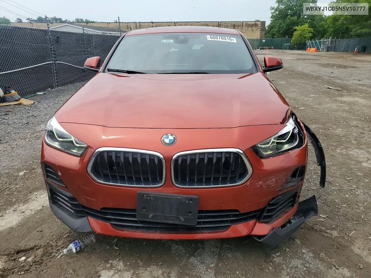 2022 BMW X2 xDrive28I VIN: WBXYJ1C05N5V10777 Lot: 60678016