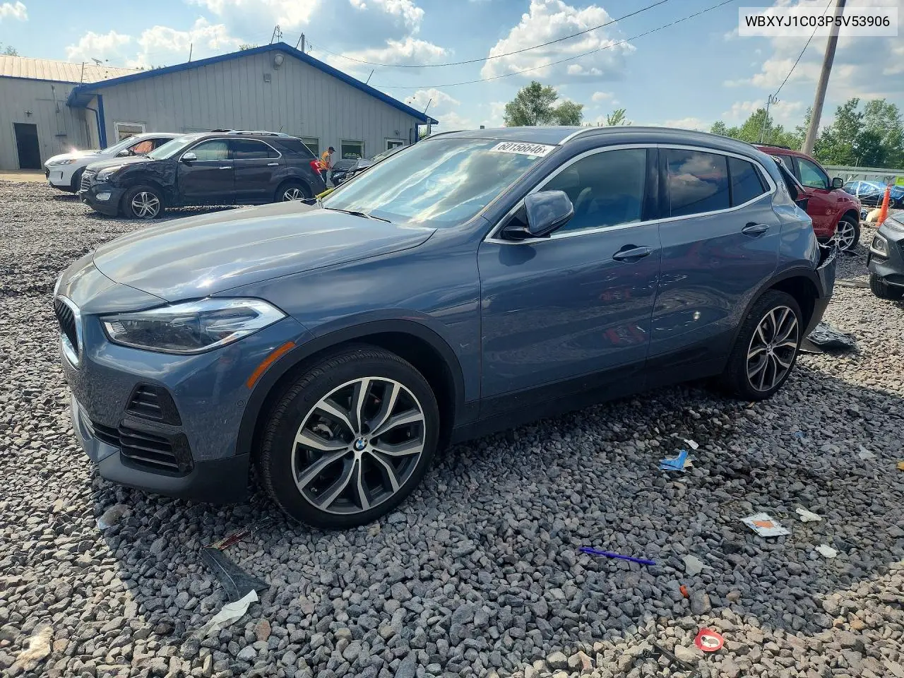 2023 BMW X2 xDrive28I VIN: WBXYJ1C03P5V53906 Lot: 60156646