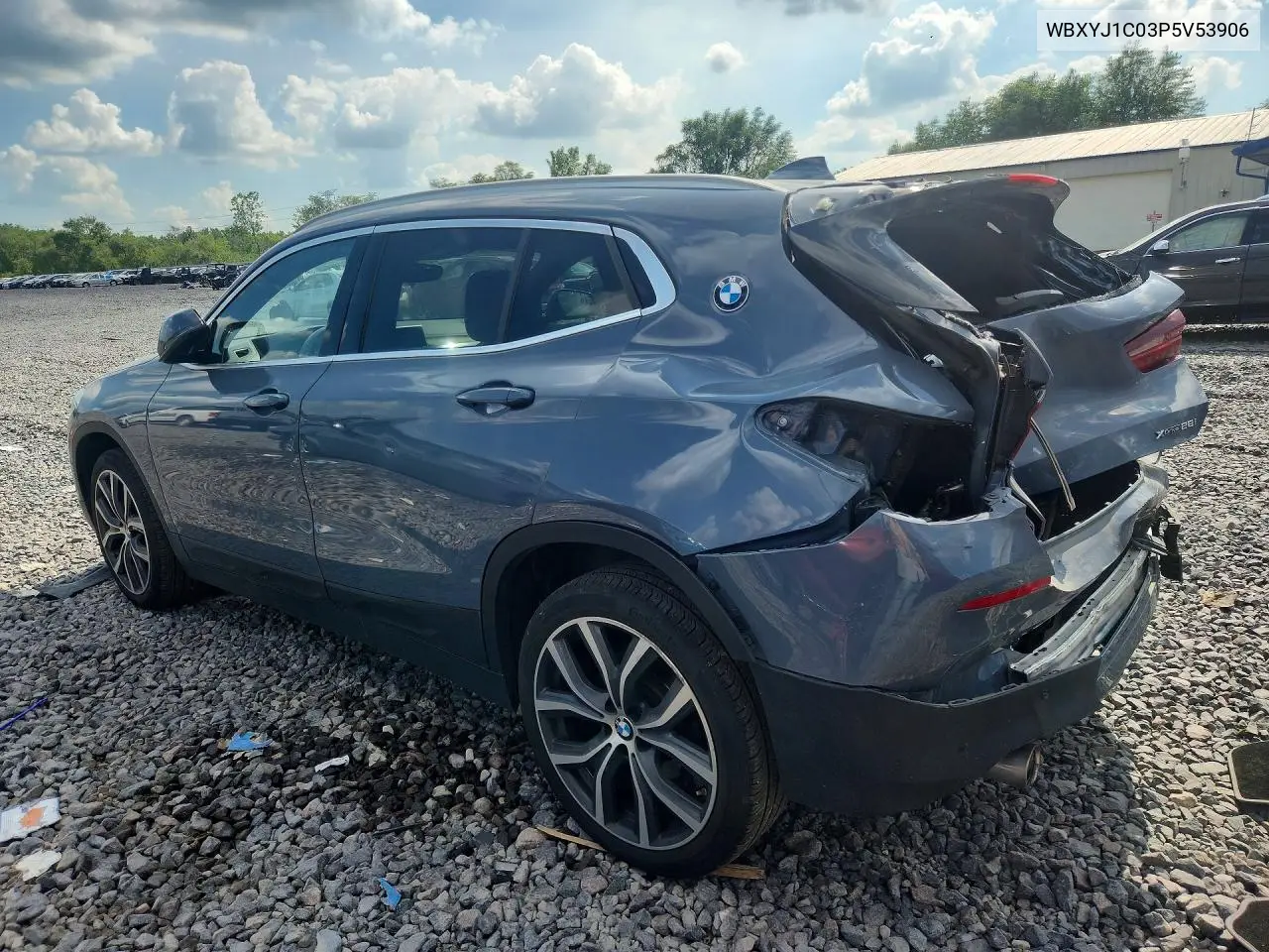 2023 BMW X2 xDrive28I VIN: WBXYJ1C03P5V53906 Lot: 60156646
