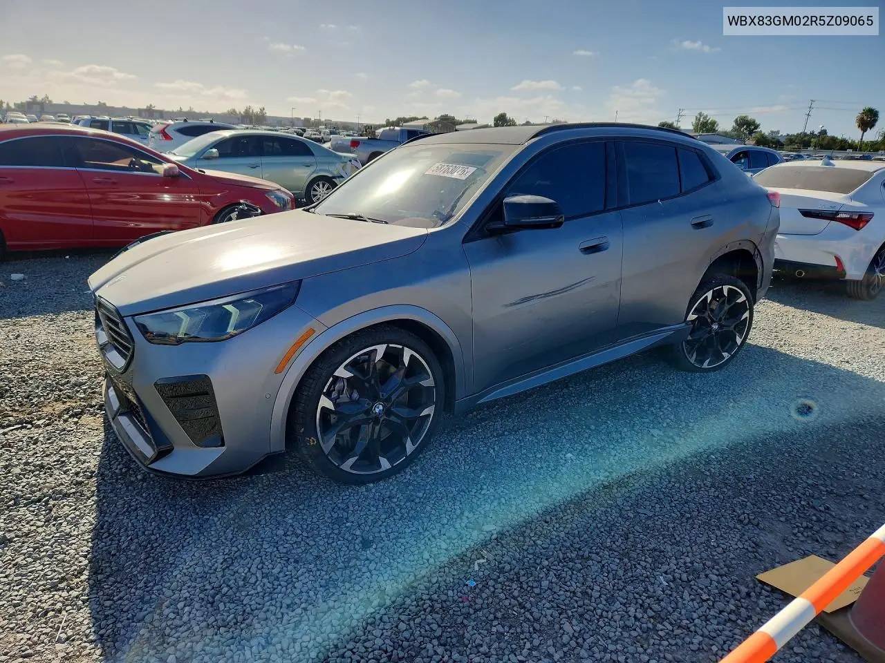 2024 BMW X2 M35I VIN: WBX83GM02R5Z09065 Lot: 58763076