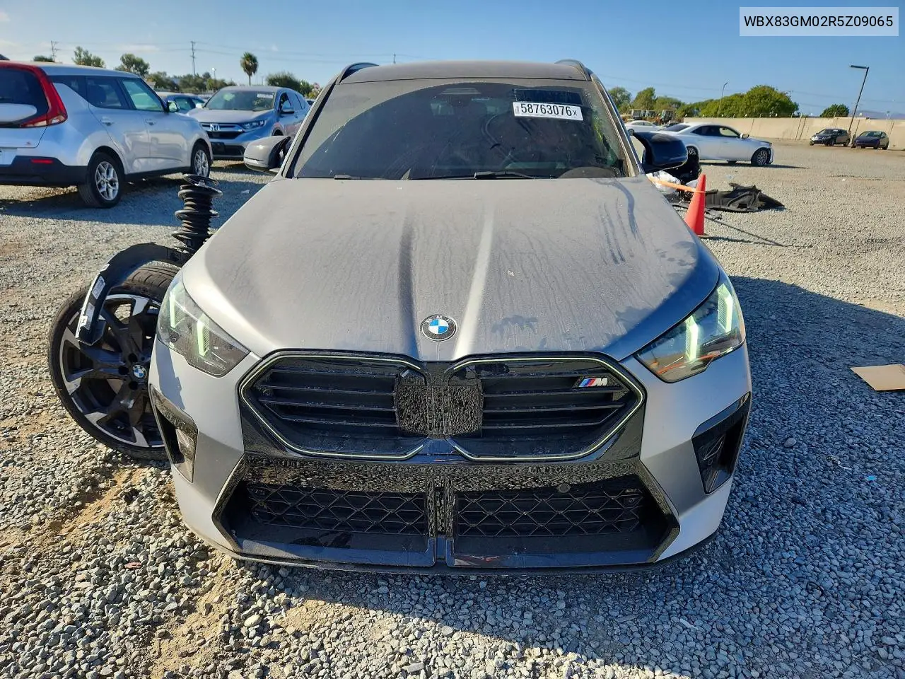 2024 BMW X2 M35I VIN: WBX83GM02R5Z09065 Lot: 58763076