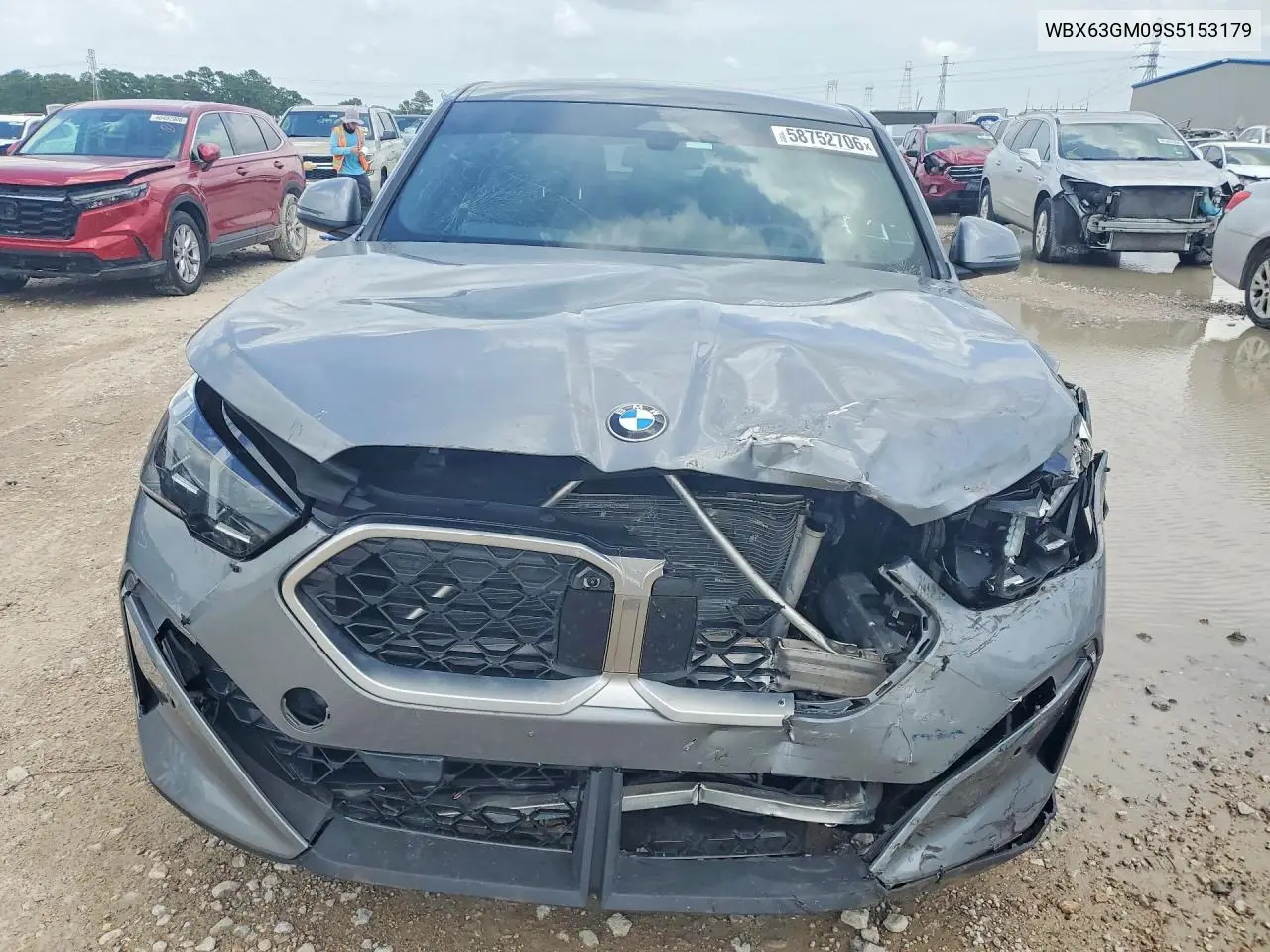 2025 BMW X2 xDrive28I VIN: WBX63GM09S5153179 Lot: 58752706