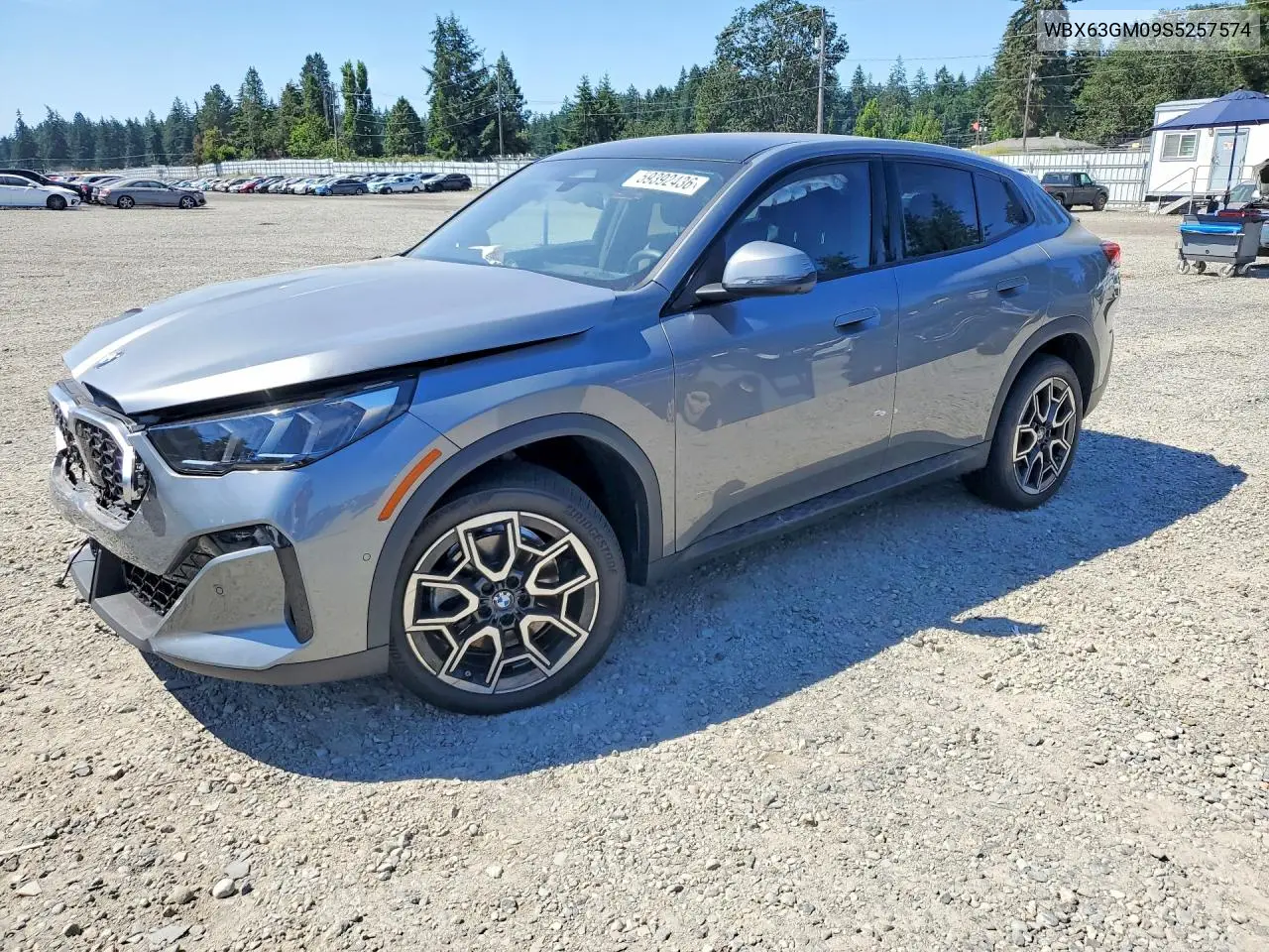 2025 BMW X2 xDrive28I VIN: WBX63GM09S5257574 Lot: 59392436