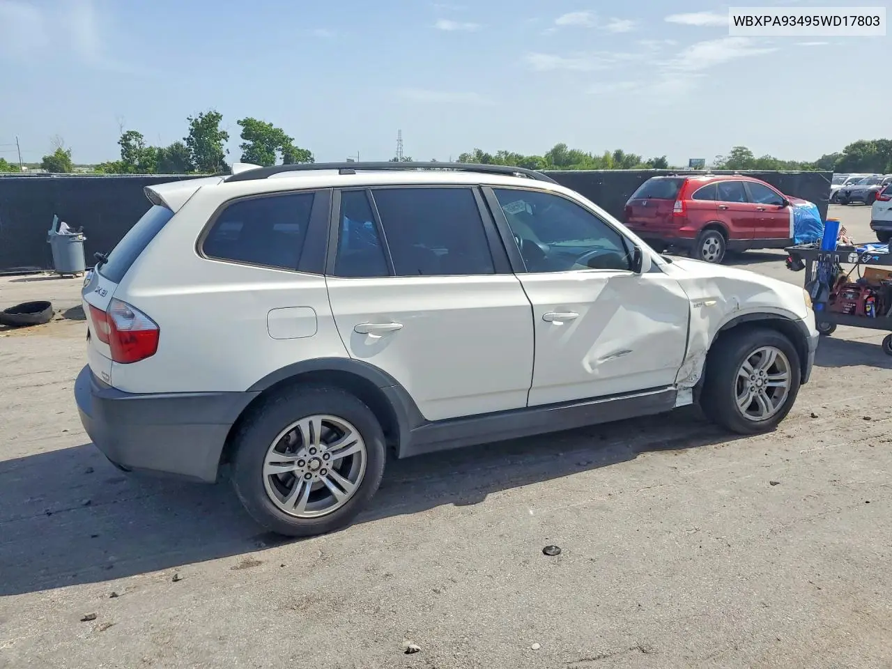 2005 BMW X3 3.0I VIN: WBXPA93495WD17803 Lot: 60965806